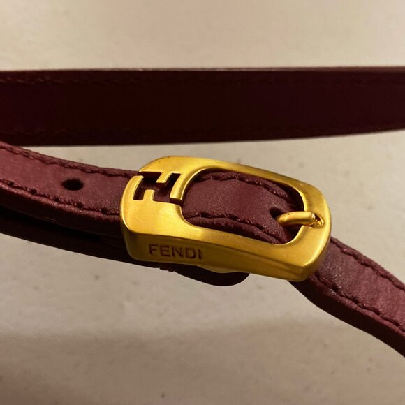 Fendi Pequin Multicolor Striped Tobacco Tote - Picture 4 of 11